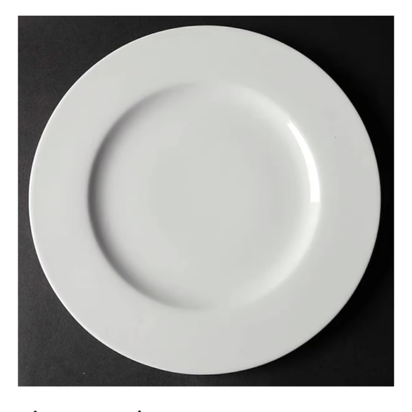 Tognana Oversized Large 12.5" Porcelain Dinner Plates/Charger Made in Italy.